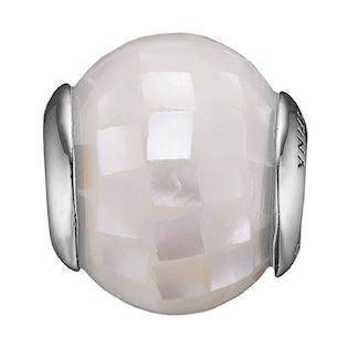 Christina Collect 925 Sterling Silver Disco Ball in White Mother of Pearl, model 623-S108